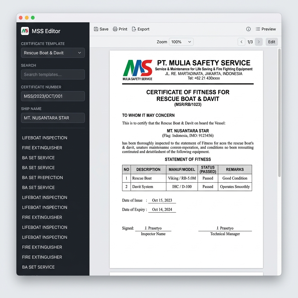MSS Editor